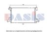 AKS DASIS 150117N Radiator, engine cooling